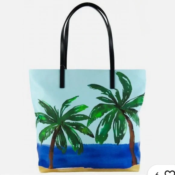 Kate Spade Novelty Blue "I Need A Vacation"
MAXI Tote Bag Bon Shopper - Picture 5 of 13